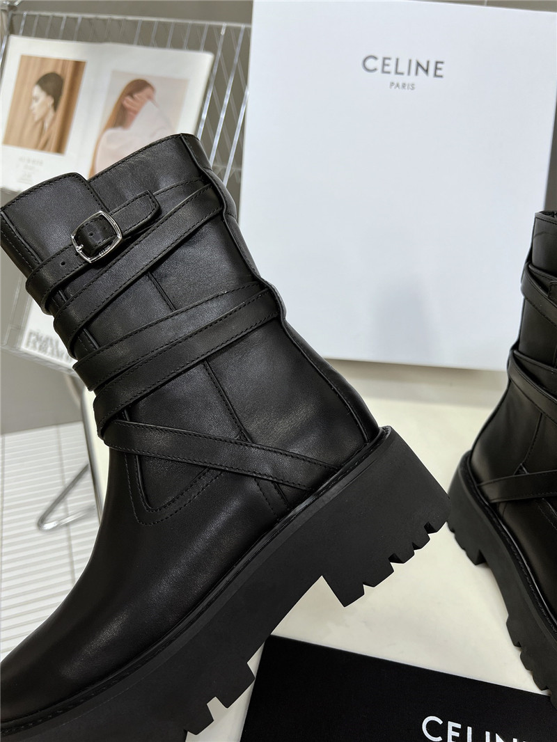 Ce1i*e bulky buckled jodhpur medium boots