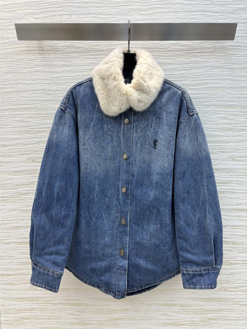 Y51 quilted denim jacket