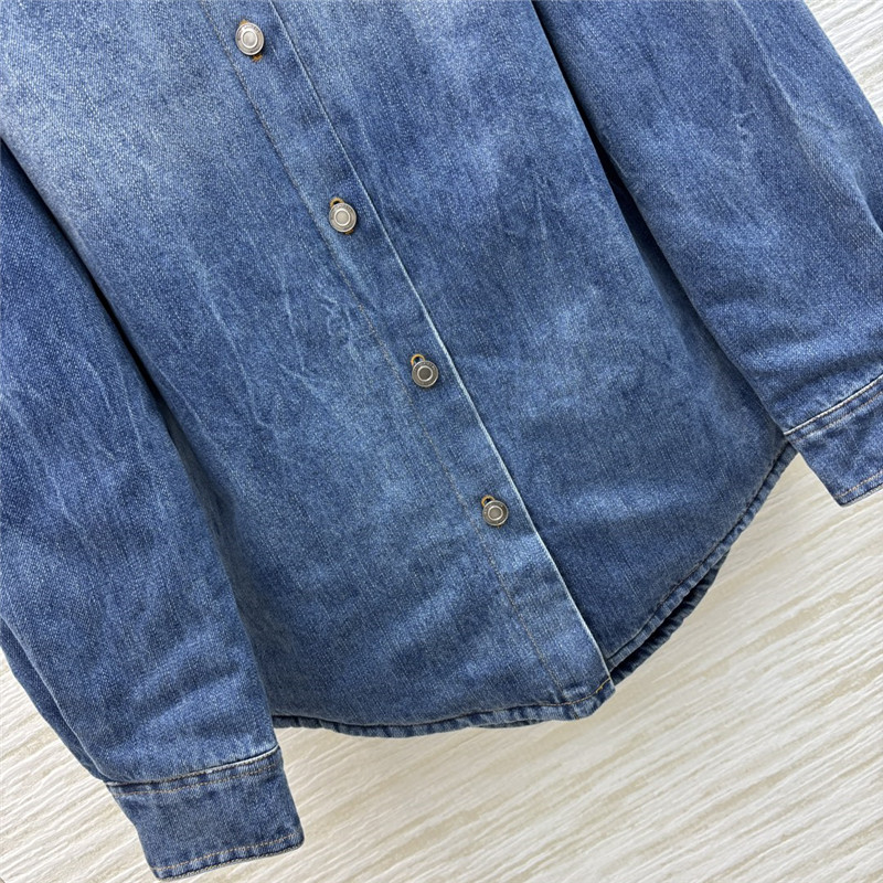 Y51 quilted denim jacket