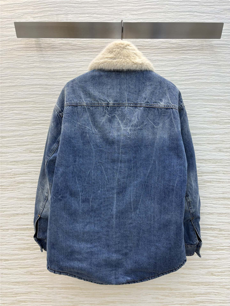 Y51 quilted denim jacket