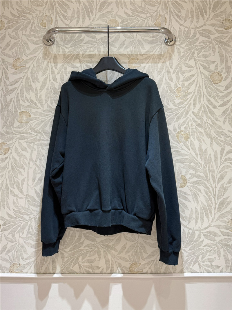 Acne Studios Black Printed Logo Hoodie
