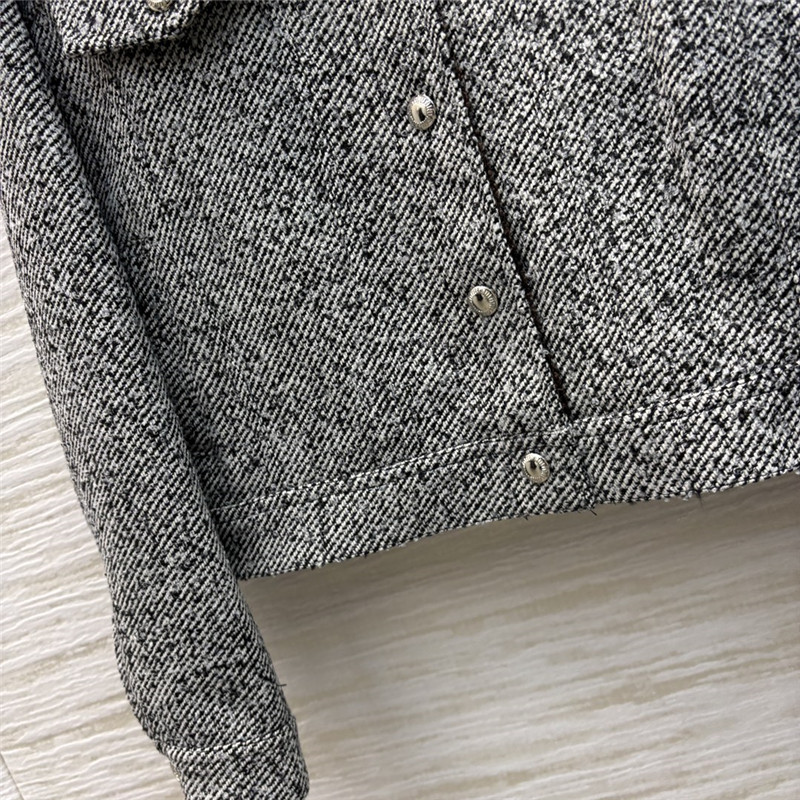 M1um1u herringbone jacket