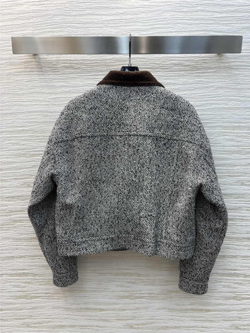 M1um1u herringbone jacket