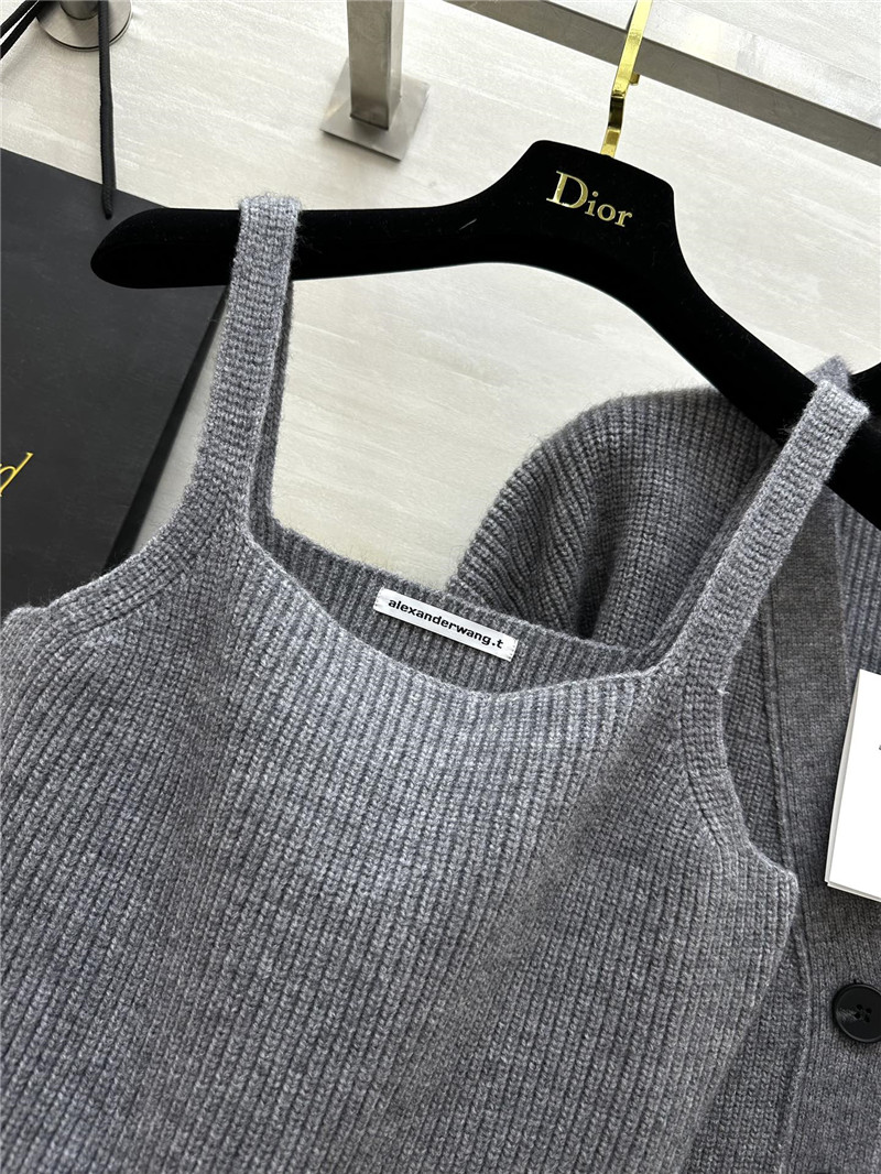 A1exa*der wang knitted two-piece suit