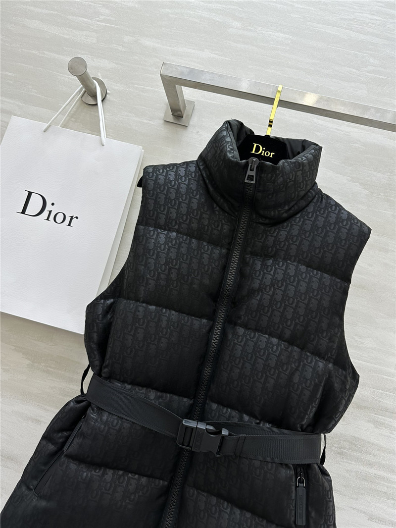 D10r stand collar jacket down vest