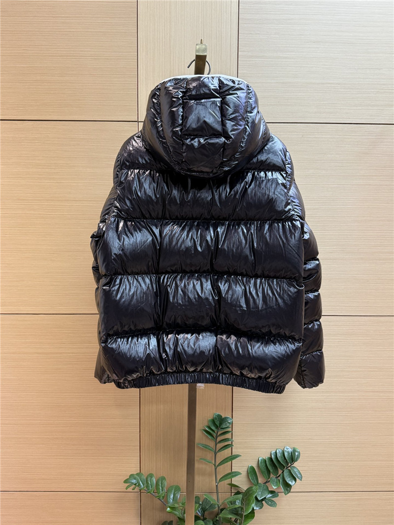 Moncler short hooded down jacket