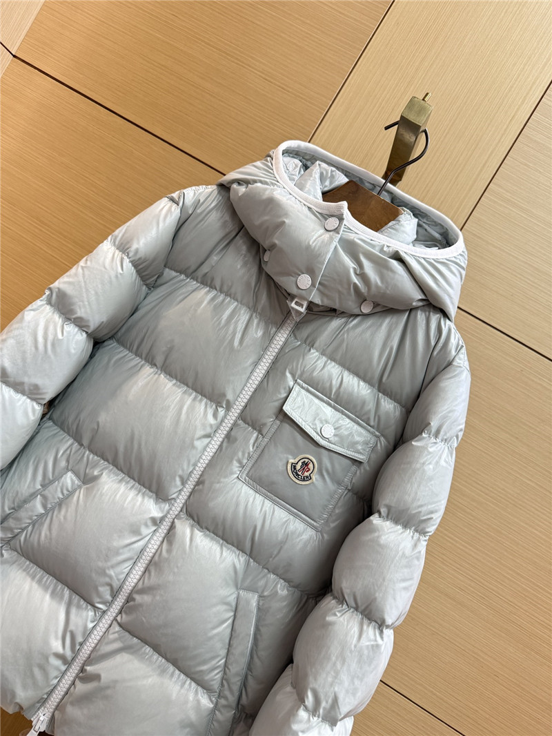 Moncler short hooded down jacket