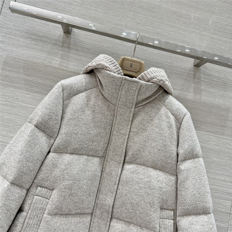 L0r0 P1ana wool and cashmere down jacket