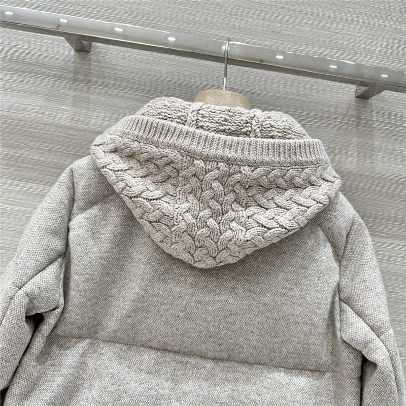 L0r0 P1ana wool and cashmere down jacket