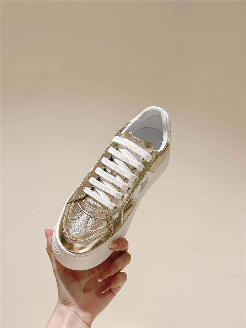 D10r gold star platform sneakers