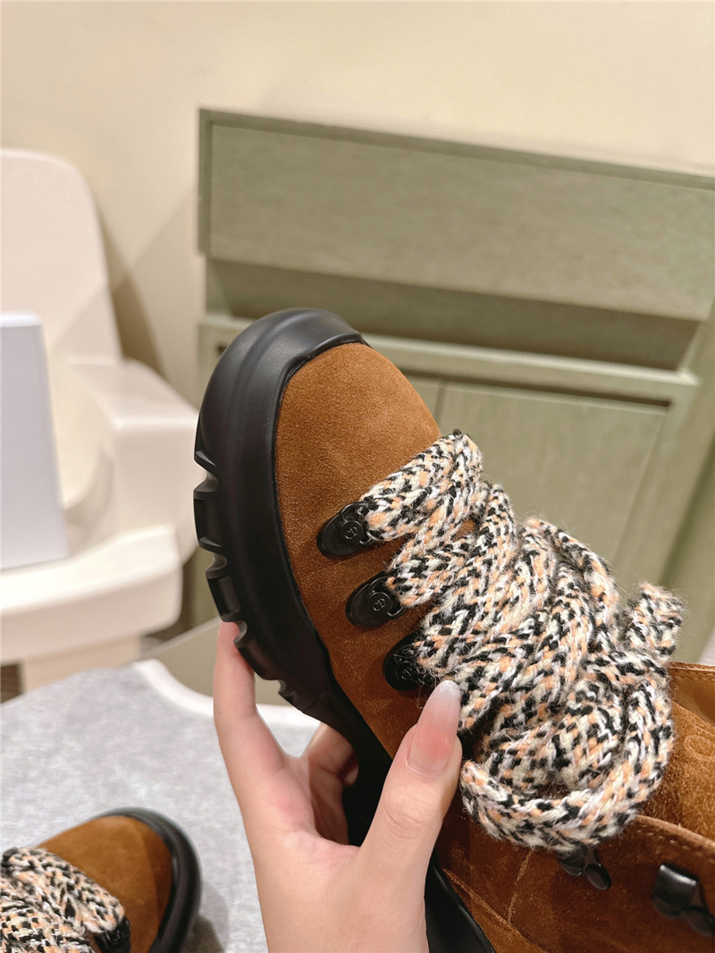 D10r lace-up high-top ankle boots brown