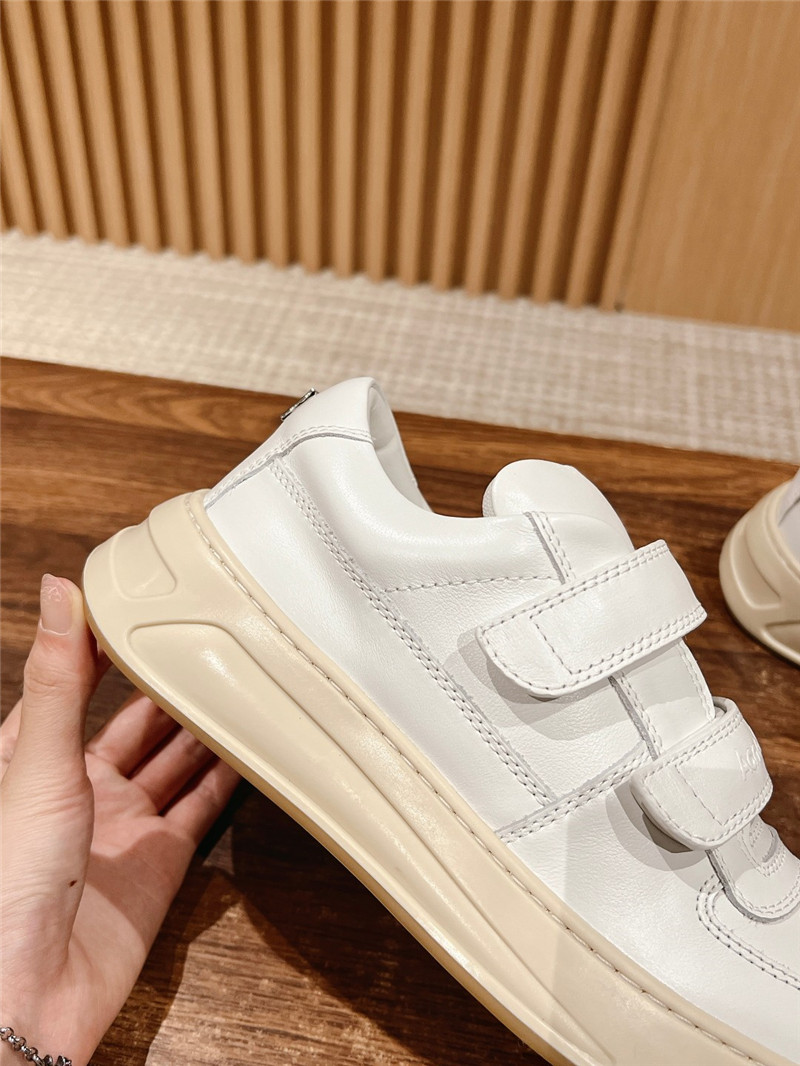 Acne Studios White Velcro Strap Sneakers