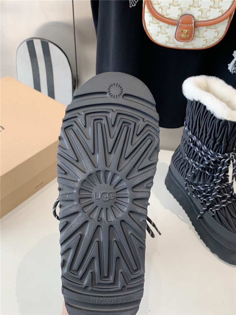 UGG Black Platform Winter Snow Boots