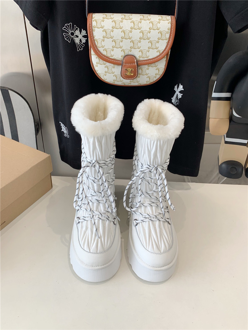 UGG White Platform Winter Snow Boots