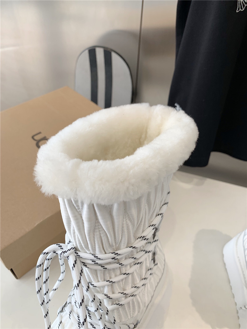 UGG White Platform Winter Snow Boots