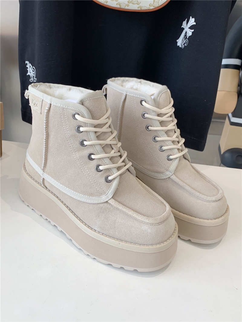 UGG Beige Neumel High Moc Boots
