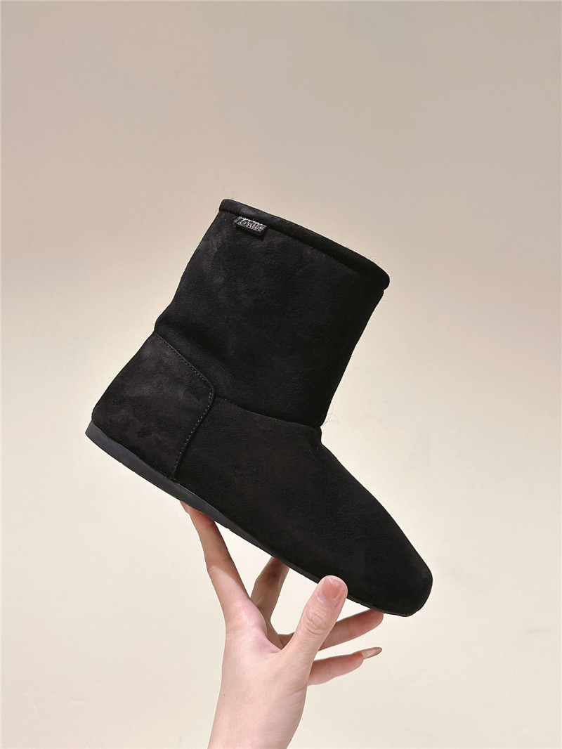 L0ew* suede lago shearling boots