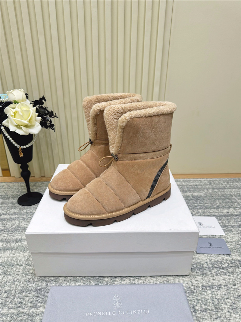 BC Suede Leather Snow Boots
