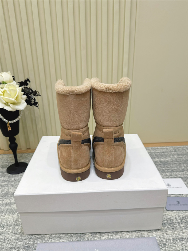 BC Suede Leather Snow Boots