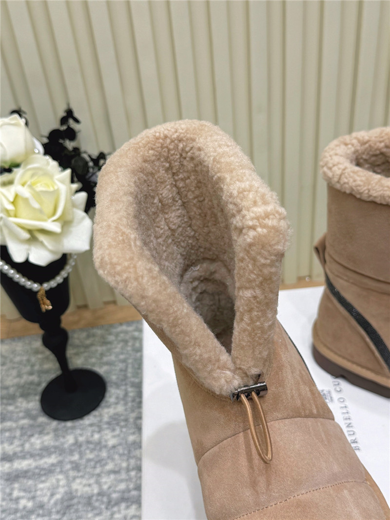 BC Suede Leather Snow Boots
