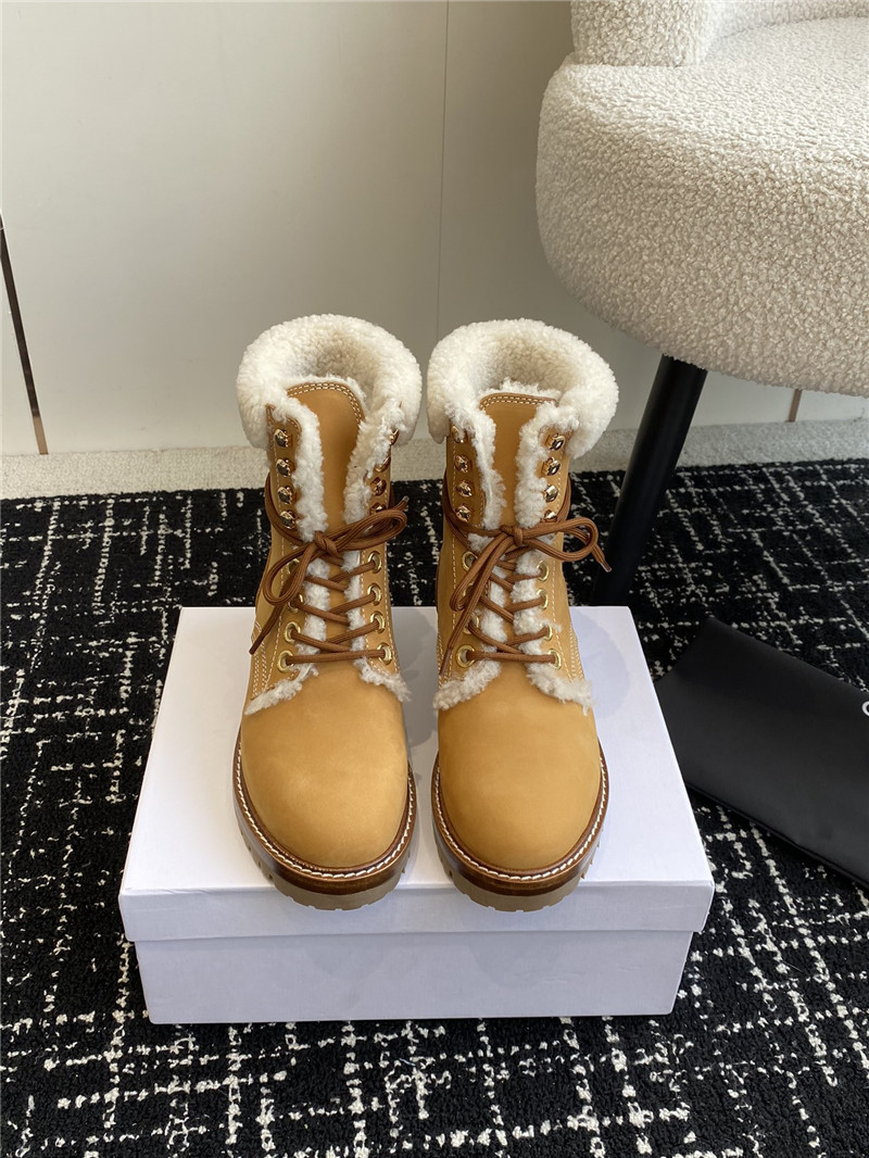 Ce1i*e kurt lace-up calfskin mid boot