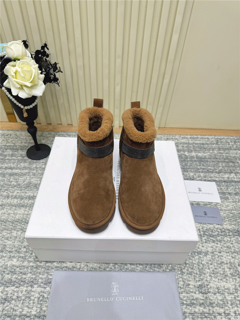 BC Women’s Brown Embellished Suede Boots