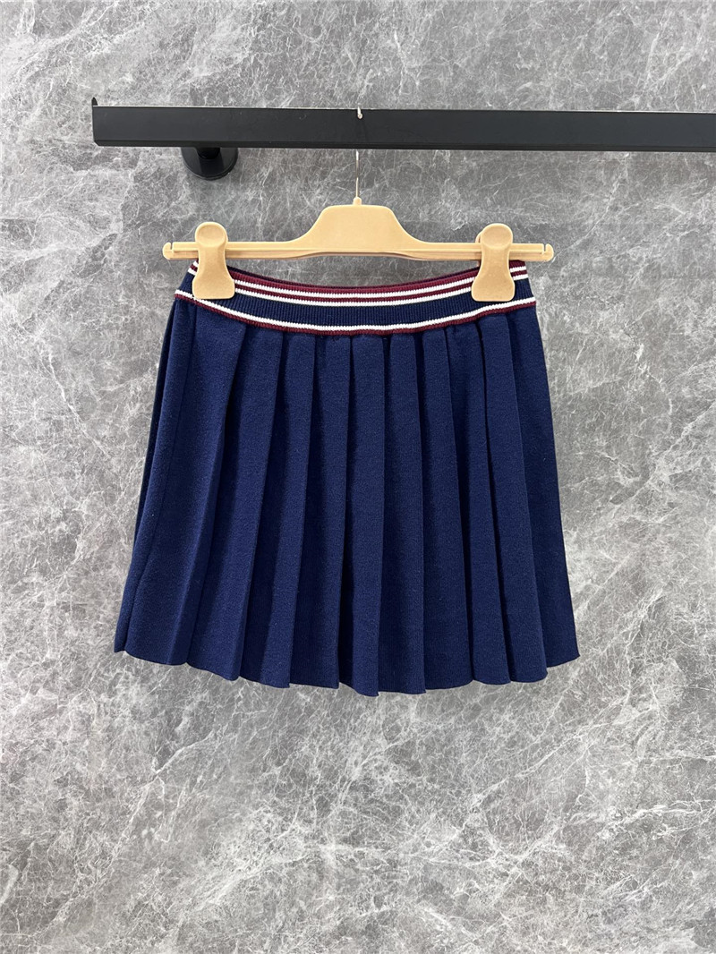 M1um1u high waist pleated skirt