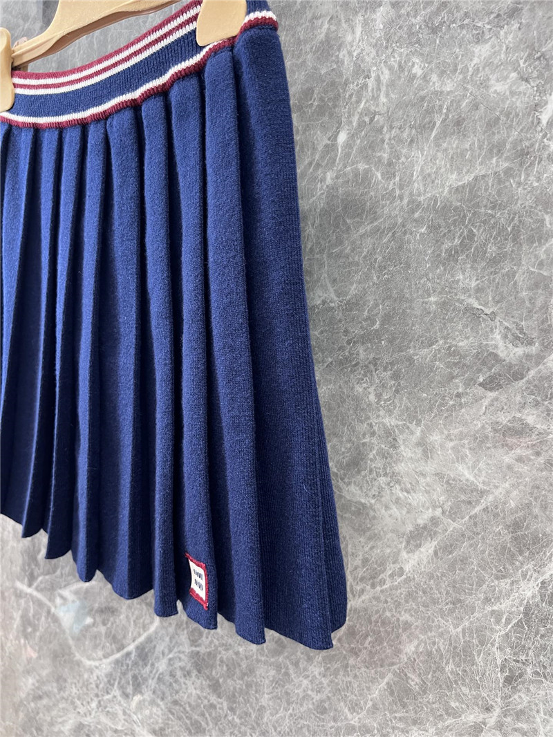 M1um1u high waist pleated skirt