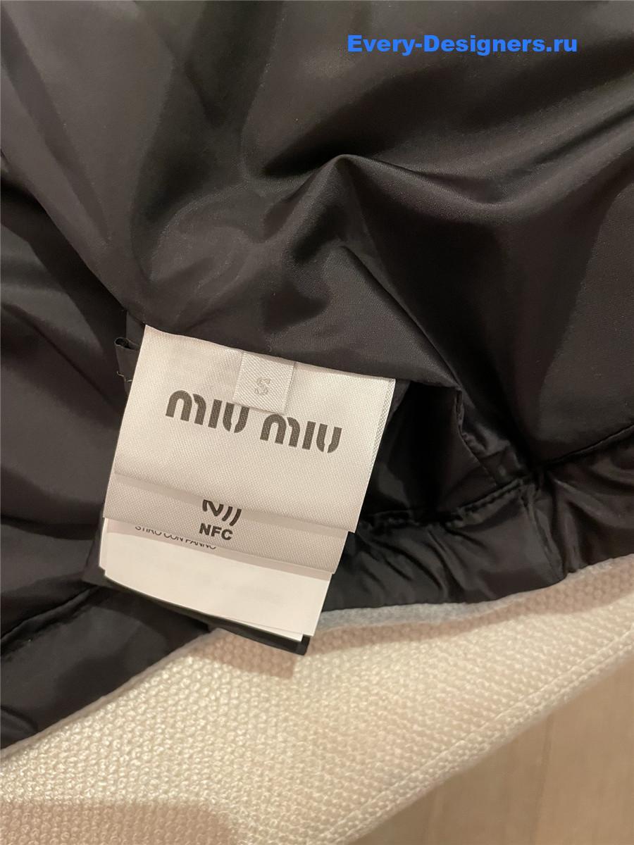M1um1u polar fleece down jacket