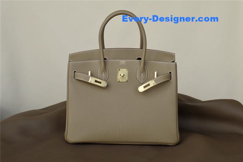 H**me5 birkin 30cm togo leather with gold hardware