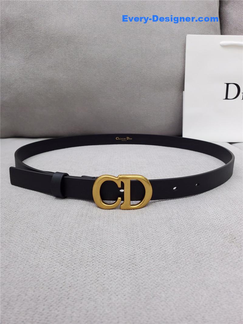 D10r cd black leather belt