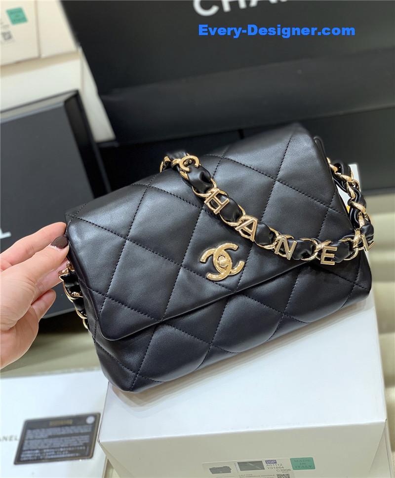 Ch**el letter logo hobo bag