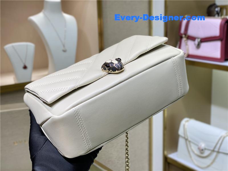 Bv1g*ai serpenti cabochon shoulder bag