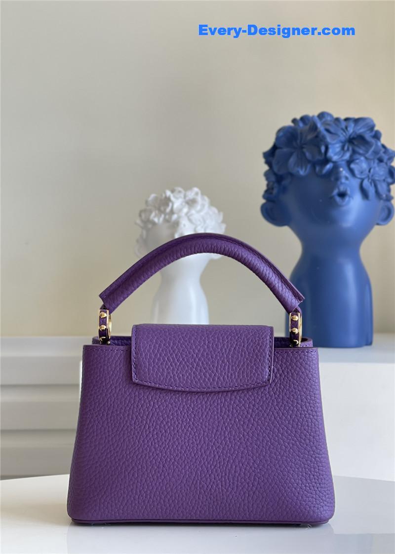 l0vis Vvtt0n lv capucines mini bag purple