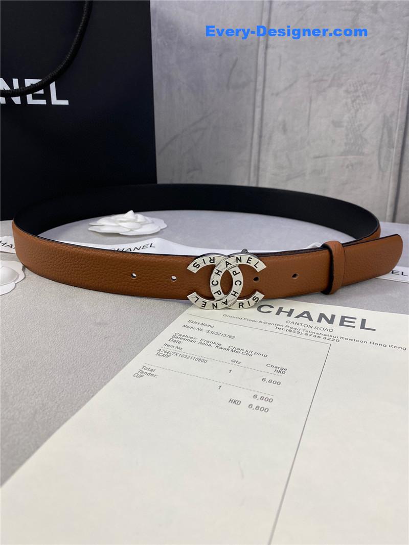 Ch**el logo classic belt