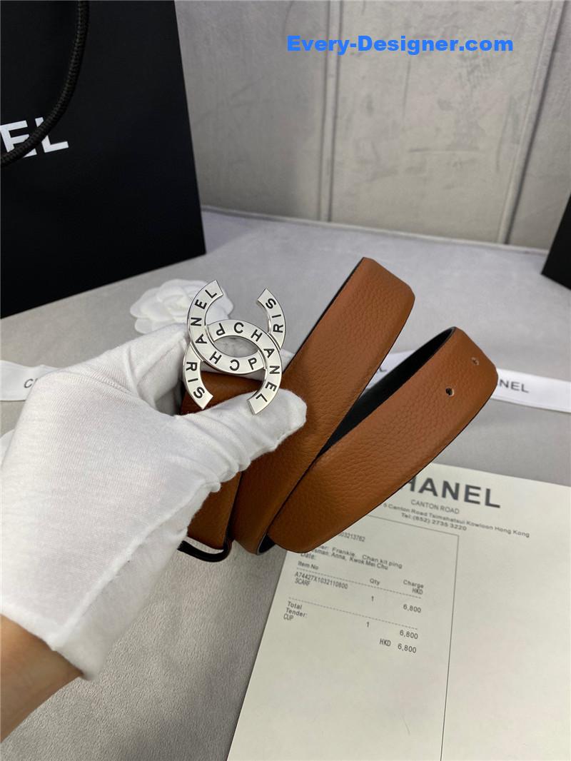 Ch**el logo classic belt