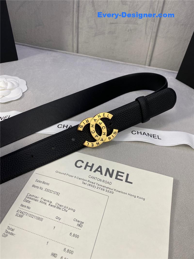 Ch**el logo classic belt