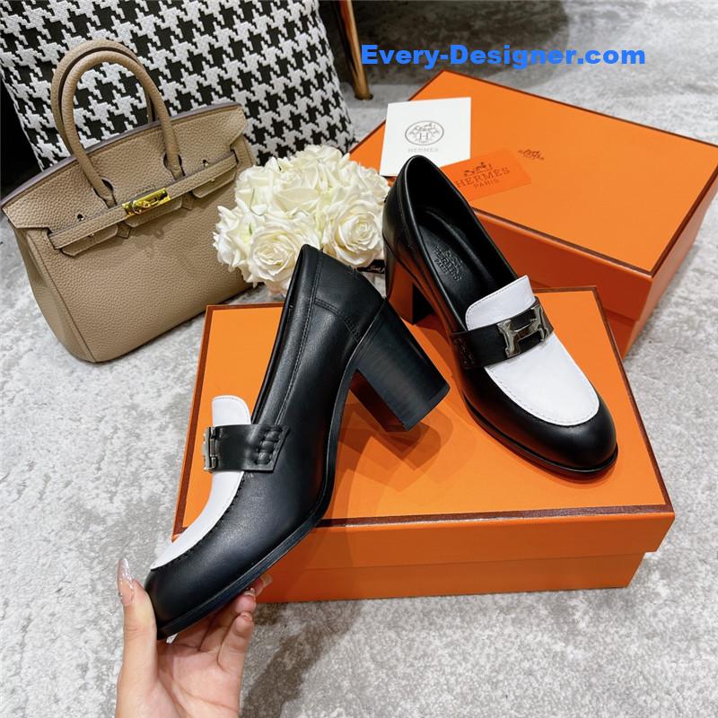H**me5 dauphine mid heel mules