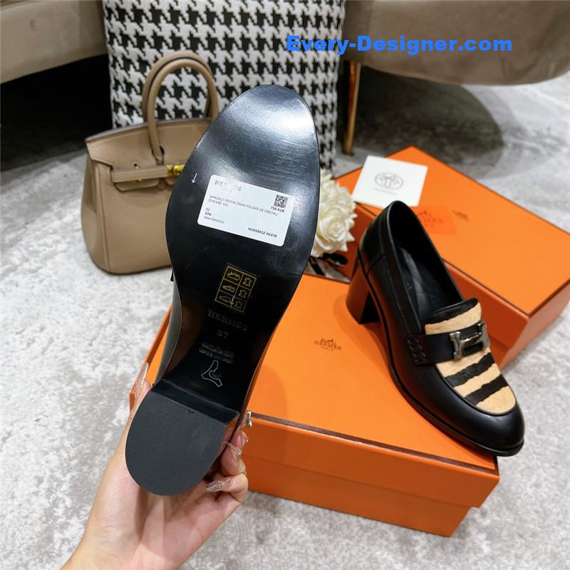 H**me5 dauphine mid heel mules
