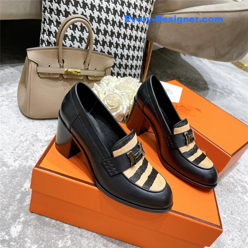 H**me5 dauphine mid heel mules