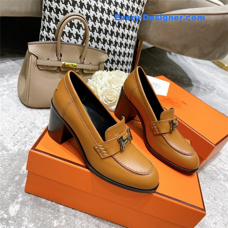 H**me5 dauphine mid heel mules