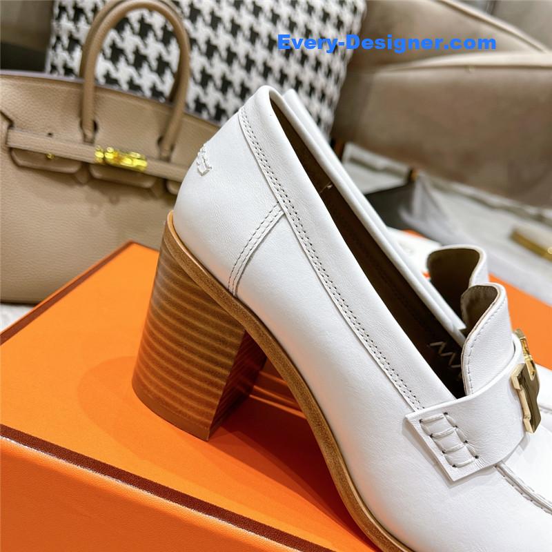 H**me5 dauphine mid heel mules