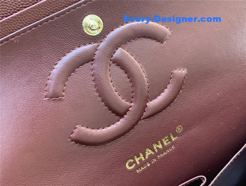 Ch**el classic cf 2.55 burgundy bag