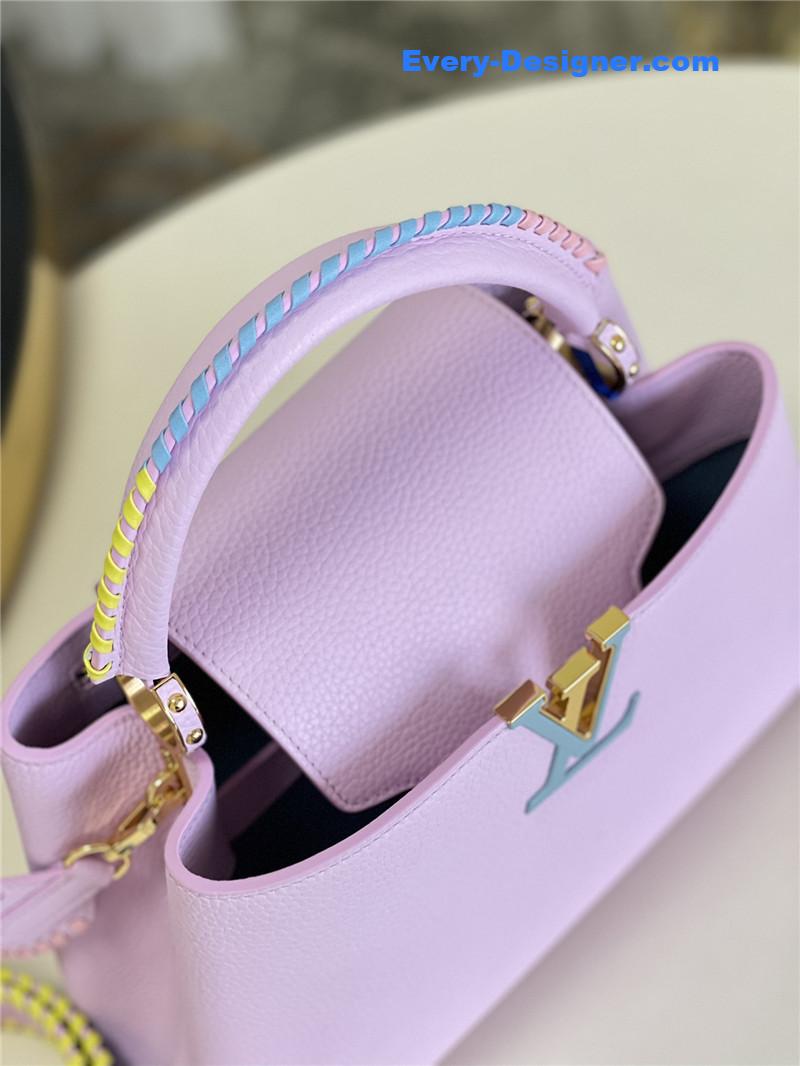 l0vis Vvtt0n lv capucines mm taurillon leather bag