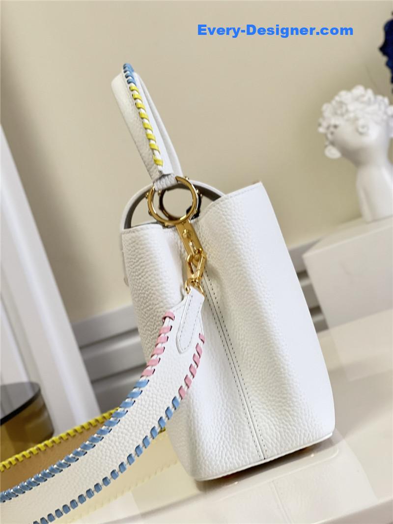 l0vis Vvtt0n lv capucines mm taurillon leather bag