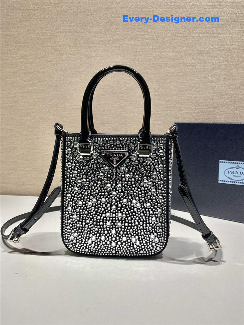 Pra*a crystal tote bag