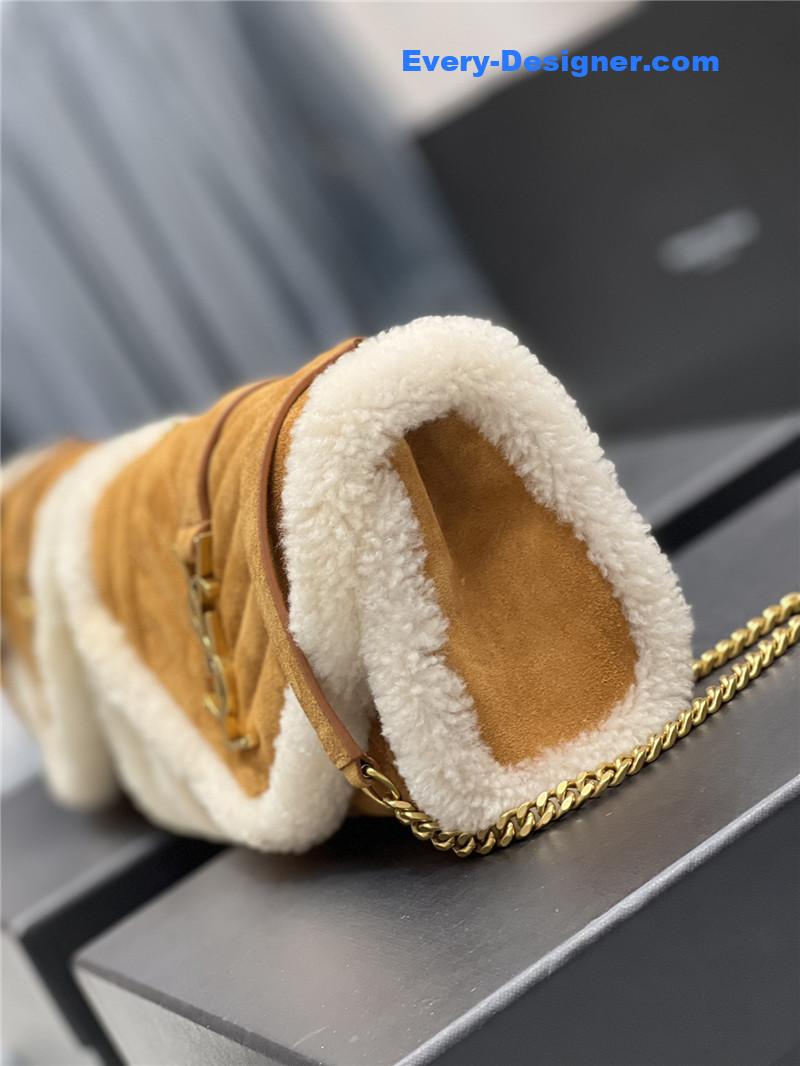 Y51 wool suede envelope bag