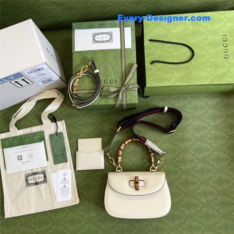 Gvc*1 bamboo 1947 series bamboo small handbag