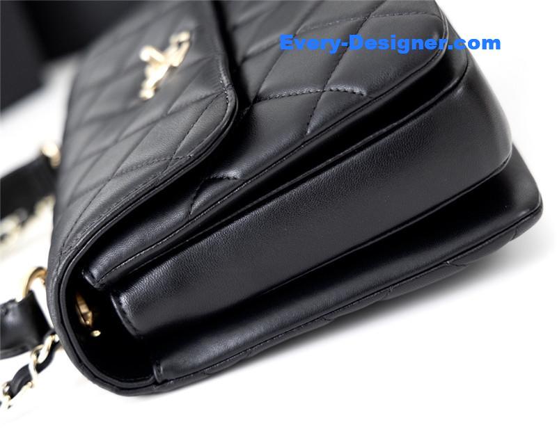 Ch**el trendy cc bag black
