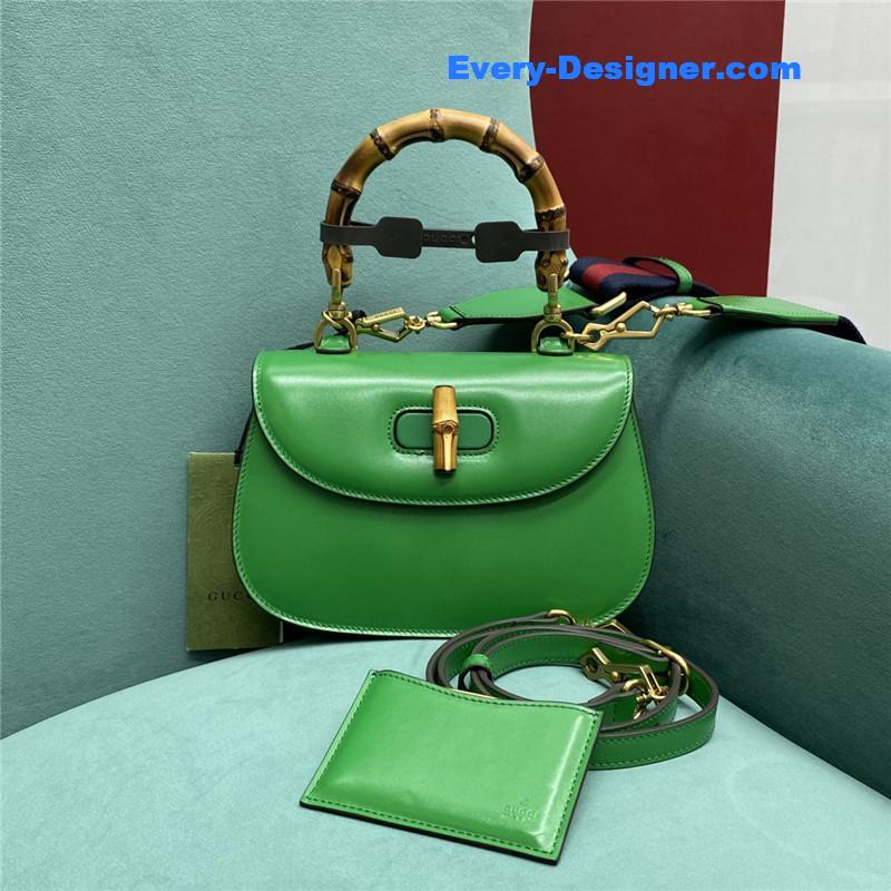 Gvc*1 bamboo jumbo small top handle bag
